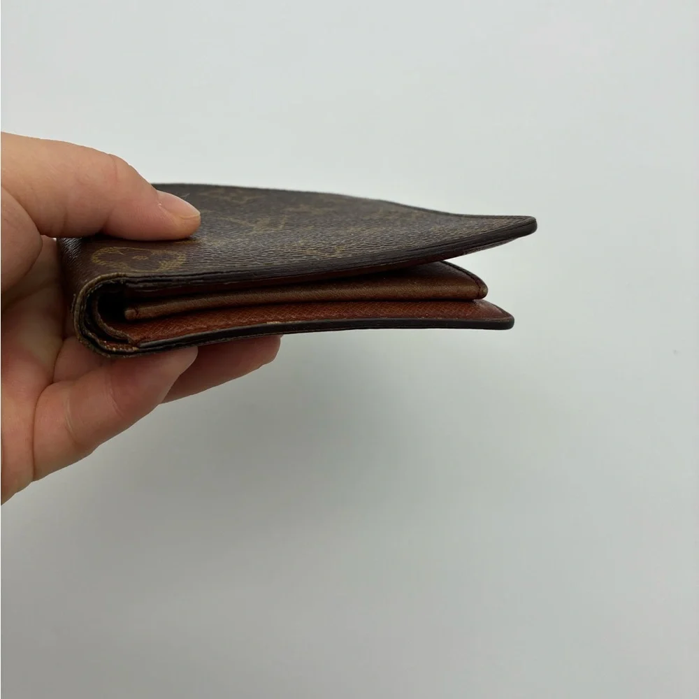 LOUIS VUITTON PORTEFEIULLE BROWN MONOGRAM MARCOS BIFOLD WALLET